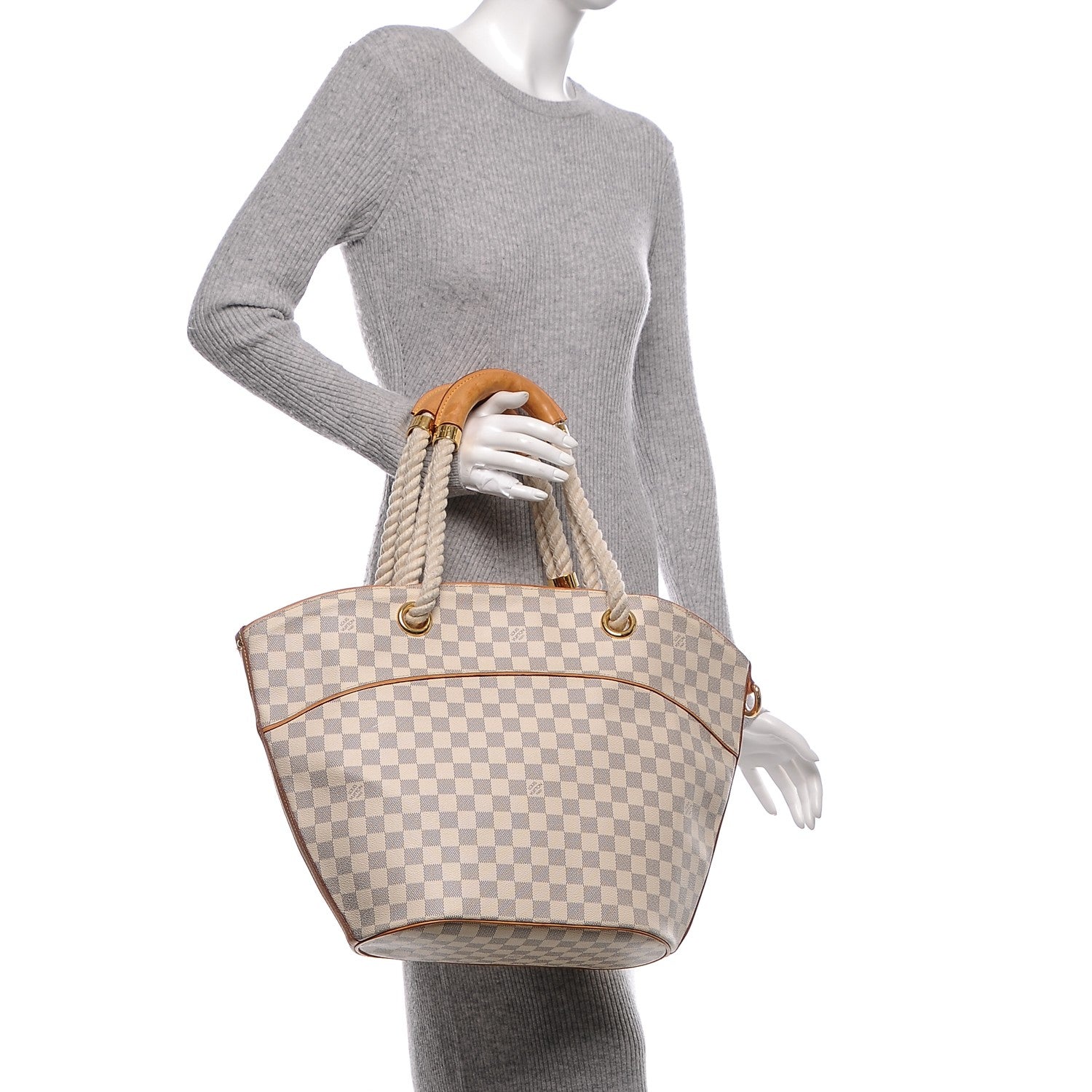 Louis Vuitton Damier Azur Pampelonne GM 2 of 8