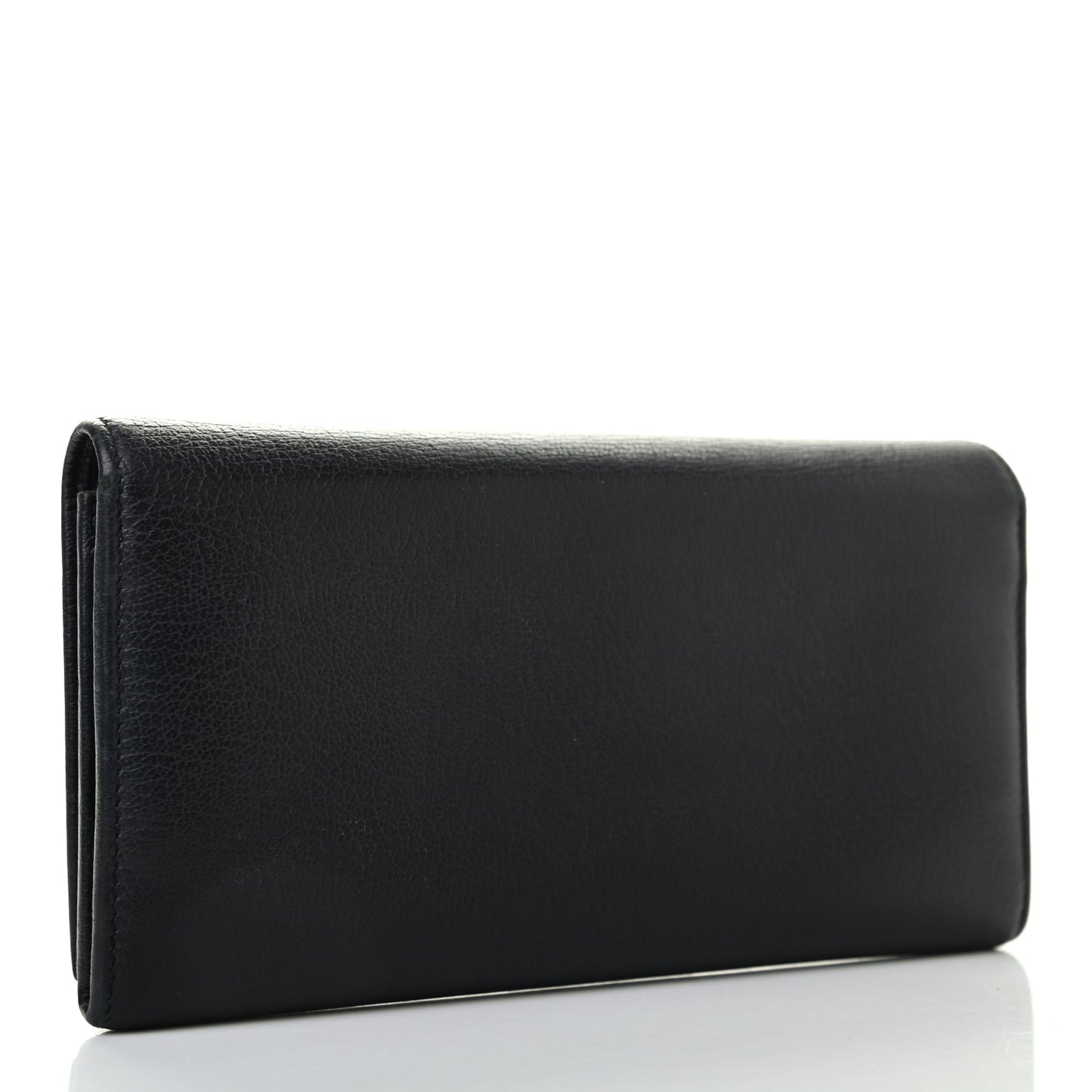 Chevre Belle De Jour Flap Wallet Black