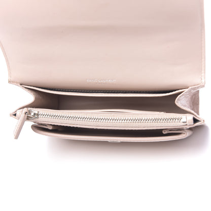 Saint Laurent Calfskin Crocodile Embossed Small Monogram Sunset Soft Nude 5 of 11
