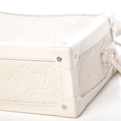 Louis Vuitton Taurillon Monogram Solar Ray Soft Trunk Powder White 9 of 10