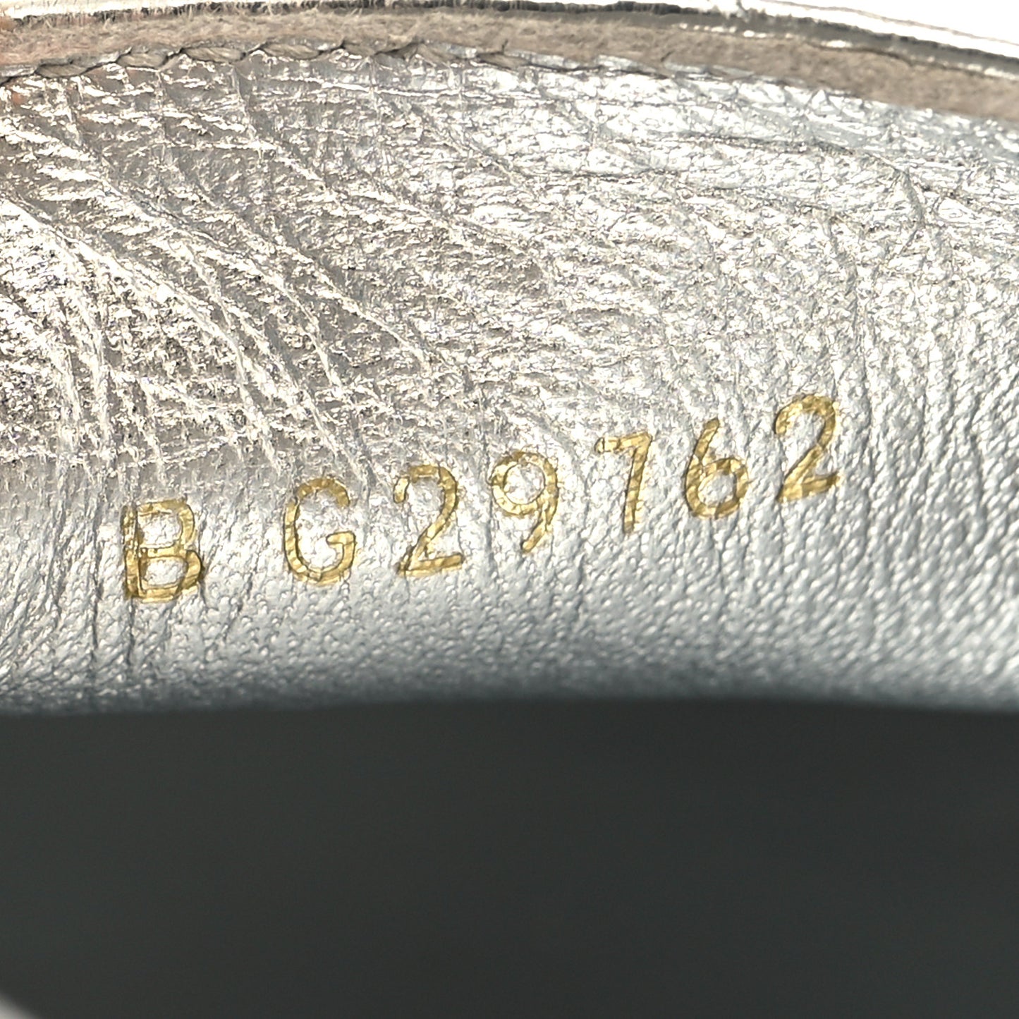 Laminated Goatskin CC Espadrilles 37 Silver