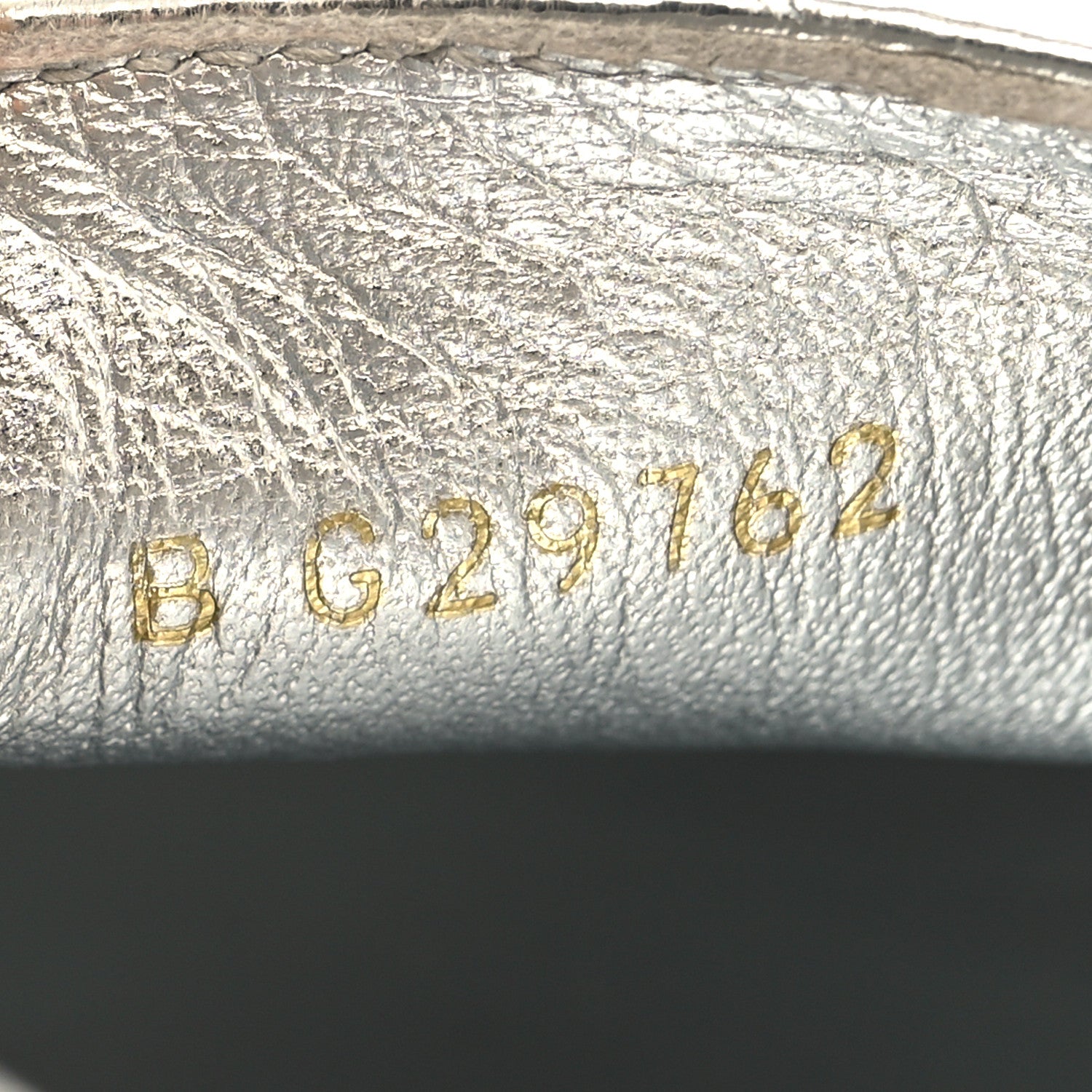 Chanel Laminated Goatskin CC Espadrilles 37 Silver 6 of 9
