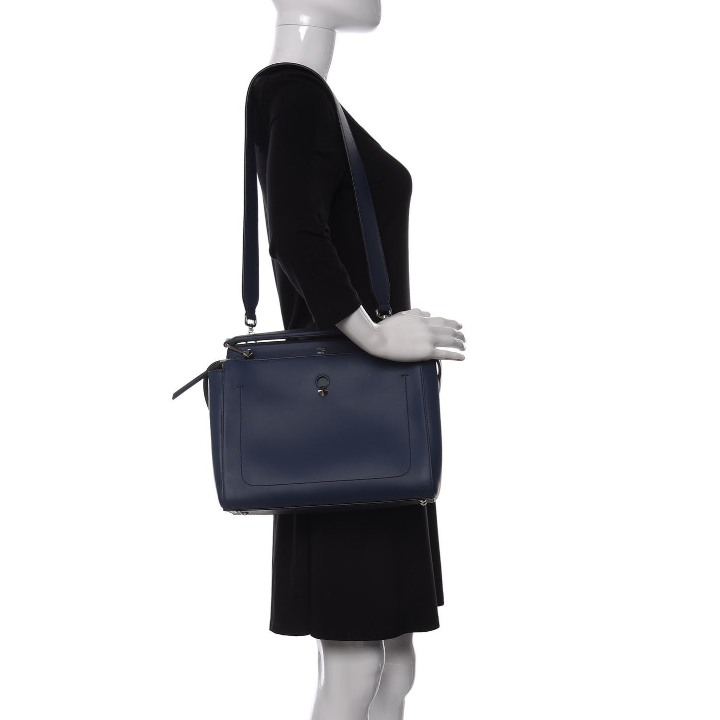Vitello Baltico Dolce DotCom Satchel Blue Malachite