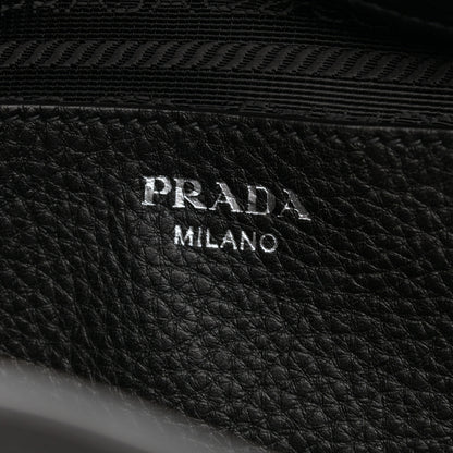 Prada Vitello Daino Shopping Tote Black 6 of 8
