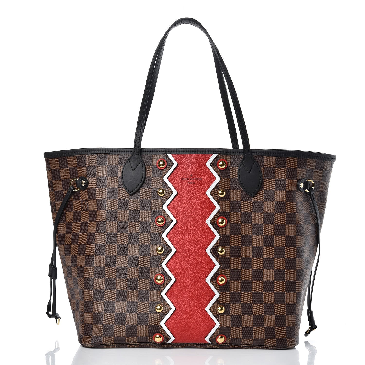 Louis Vuitton Damier Ebene Karakoram Neverfull MM 3 of 9