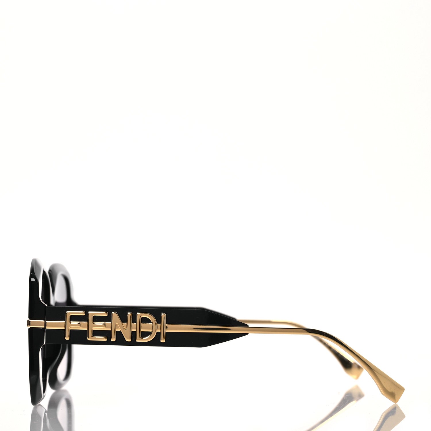 Fendi Acetate Fendigraphy Sunglasses FE40065I Black 3 of 8