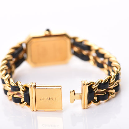 Chanel Stainless Steel Lambskin 20mm Chain Premiere Quartz Watch Gold L 7 of 7