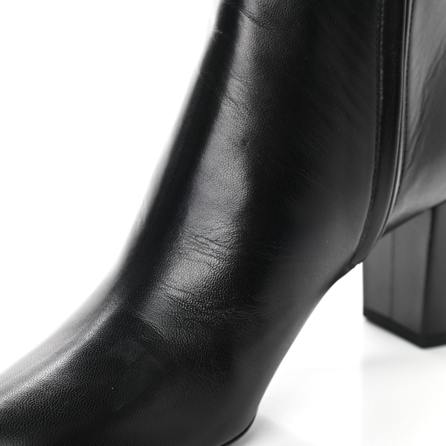 Nappa Loulou Ankle Zip Boot 36.5 Black