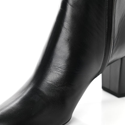 Saint Laurent Nappa Loulou Ankle Zip Boot 36.5 Black 13 of 16