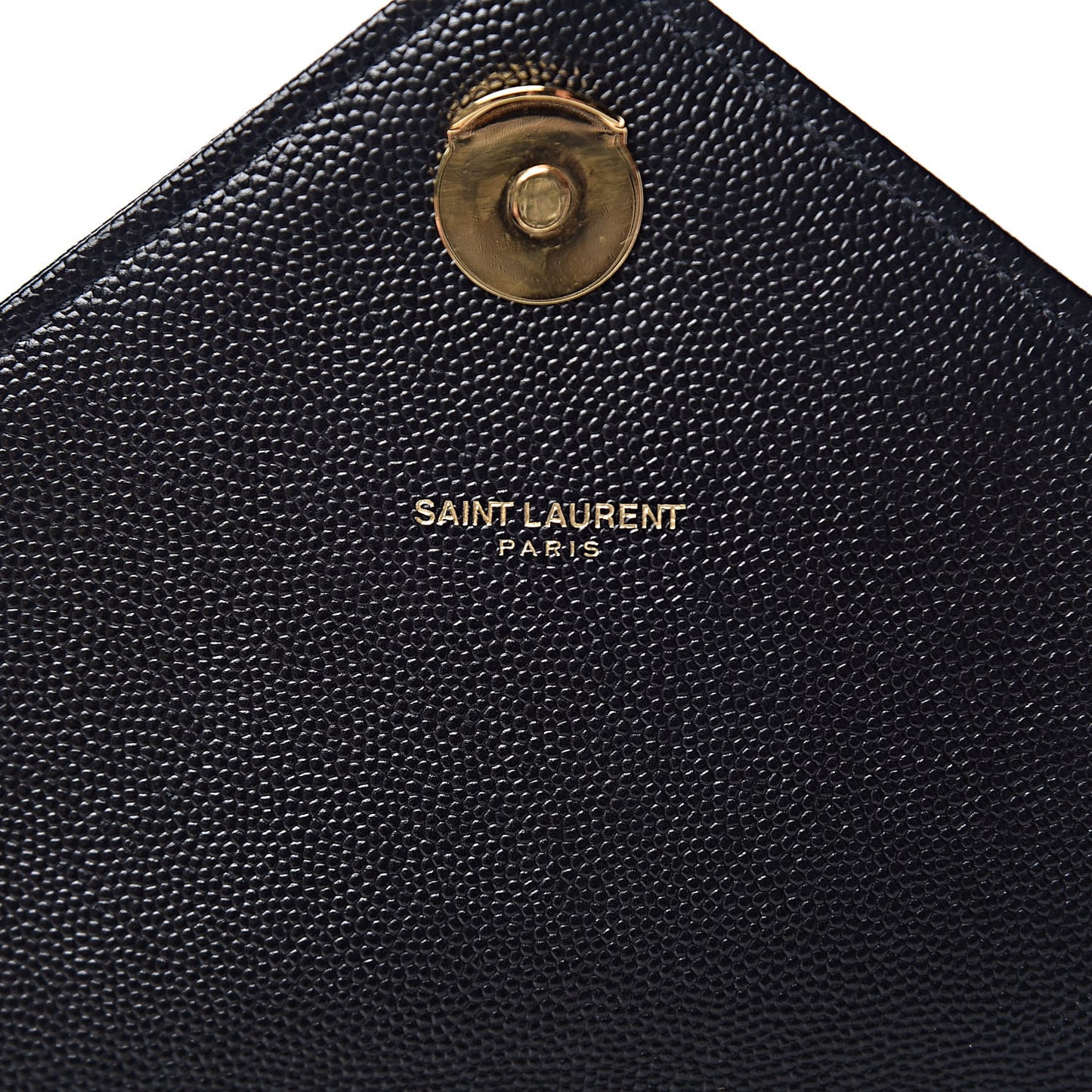Grain De Poudre Matelasse Chevron Large Monogram Satchel Black