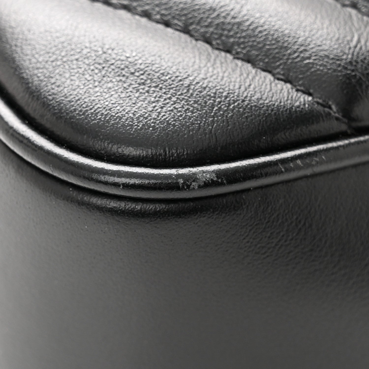Saint Laurent Calfskin Matelasse Monogram Lou Camera Bag Black 11 of 12