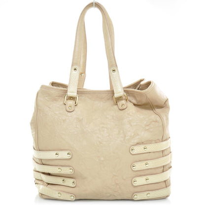 Jimmy Choo Leather and Snakeskin Babeth Tote 5 of 10