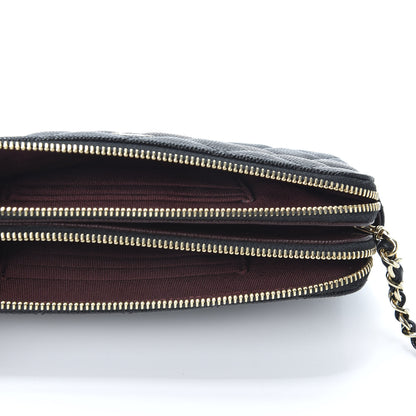 Chanel Caviar Quilted Small Clutch With Chain Black 4 of 11