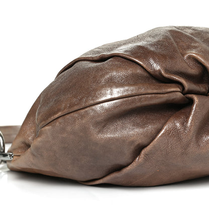 Prada Glace Calf Sfumata Pleated Hobo 10 of 11