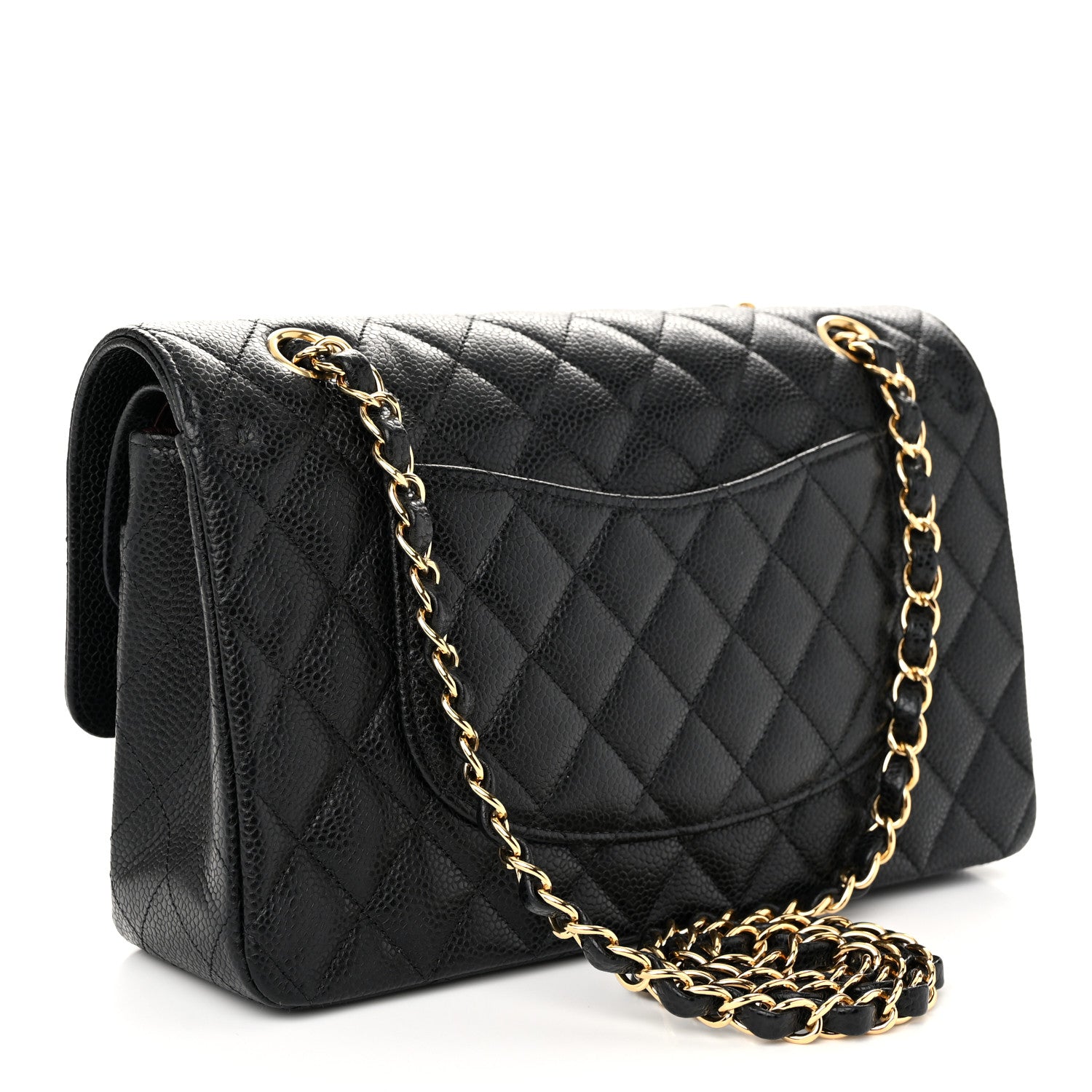 Chanel Caviar Quilted Medium Double Flap Black 3 of 11