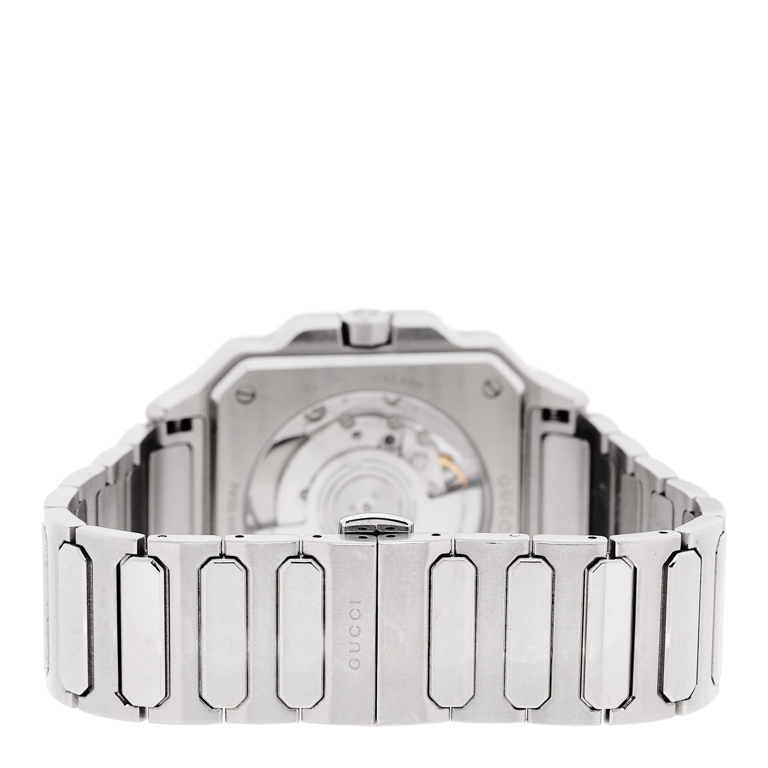 Gucci Stainless Steel 38mm G-Flat Automatic Watch Black 3 of 5