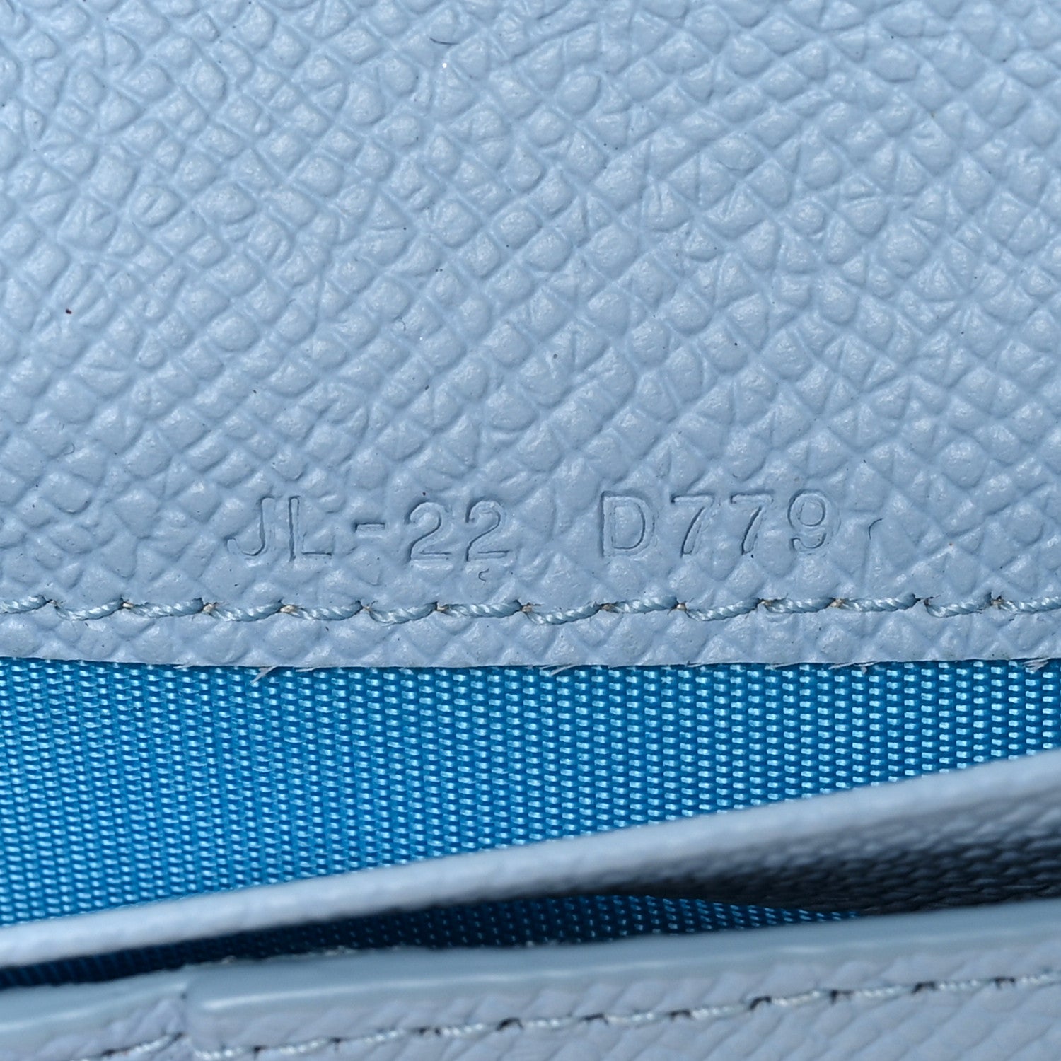Salvatore Ferragamo Grained Calfskin Gancini Continental Wallet Light Blue 7 of 7