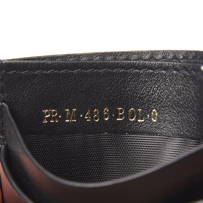 Valentino Garavani Vitello Rockstud Card Holder Black 8 of 9