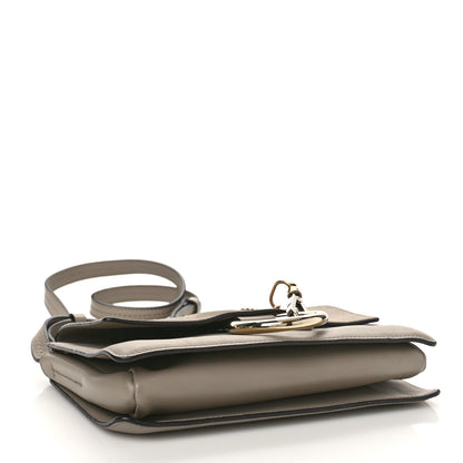 Chloe Suede Calfskin Small Faye Shoulder Bag Motty Grey 4 of 10