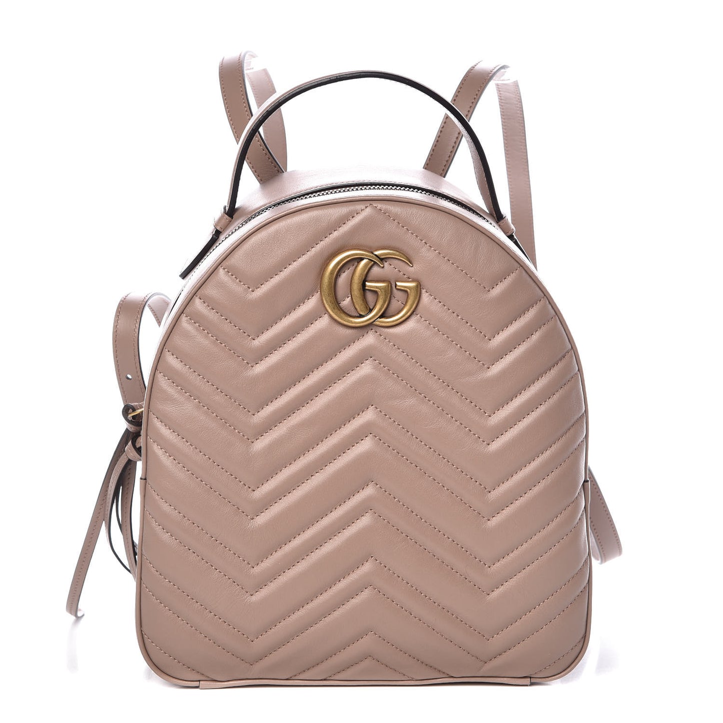 Calfskin Matelasse GG Marmont Backpack Porcelain Rose