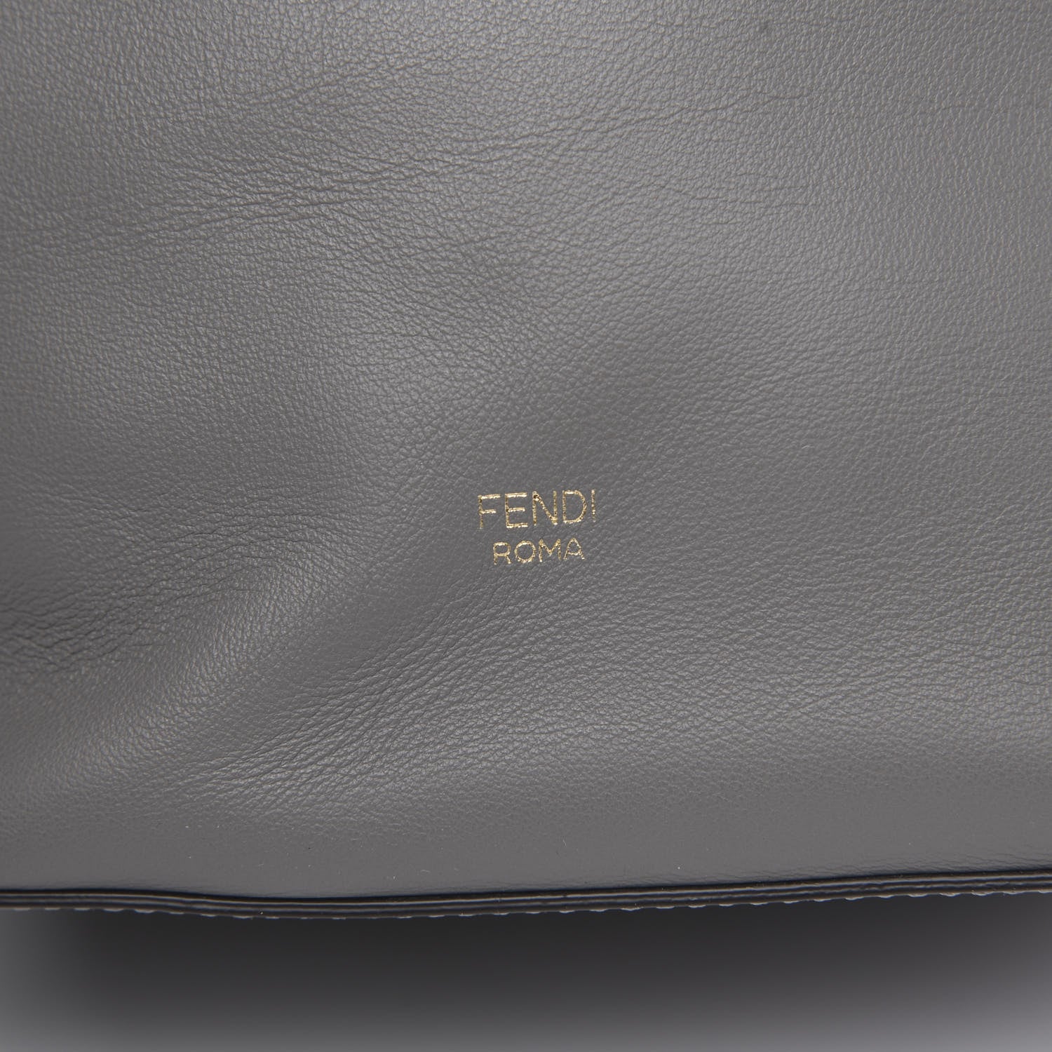 Fendi Vitello Grace Matte F is Fendi Grande Mon Tresor Bucket Bag Argilla 10 of 10