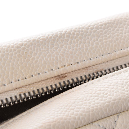 Chanel Caviar Quilted Jumbo Easy Flap Dark White 8 of 8