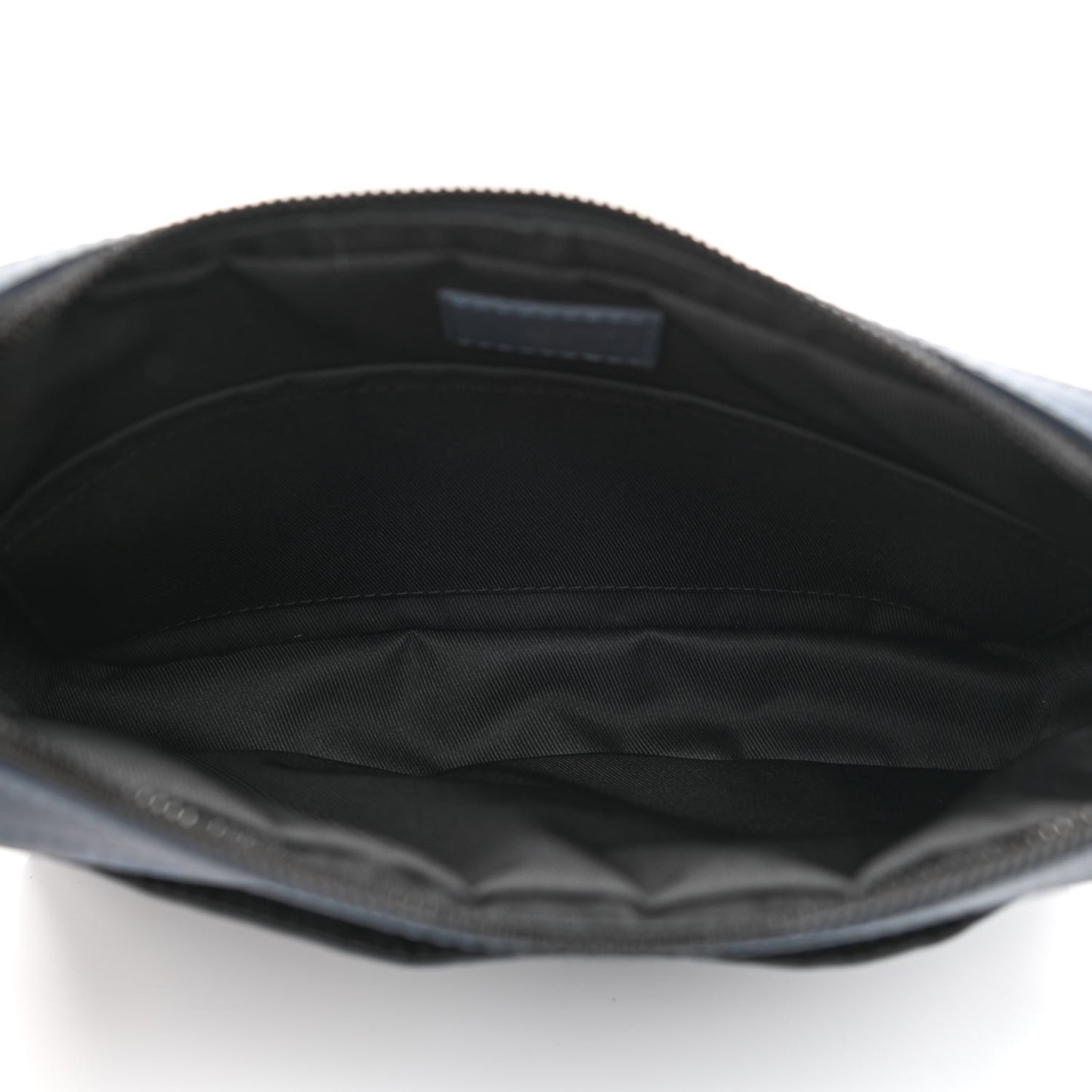 Calfskin Monogram Shadow Duo Messenger Navy Blue