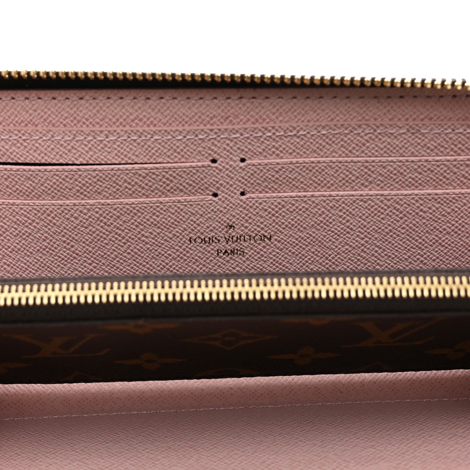 Louis Vuitton Monogram Clemence Wallet Rose Ballerine 5 of 7