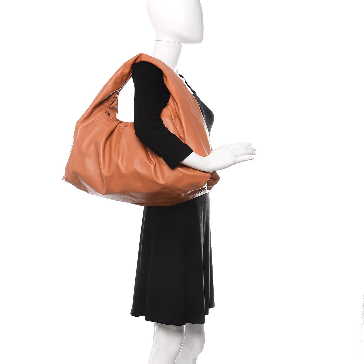 Smooth Butter Calfskin Medium The Shoulder Pouch Clay
