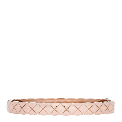 Chanel 18K Beige Gold Coco Crush Bangle Bracelet S 1 of 4