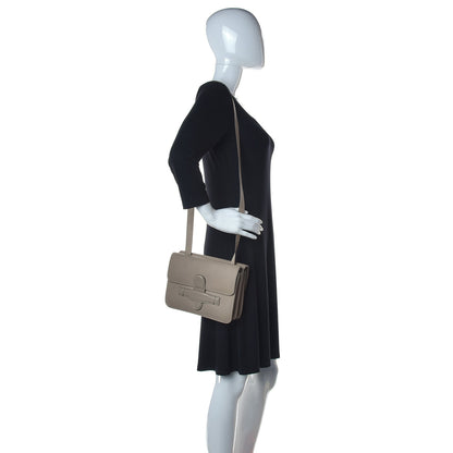 Celine Baby Grained Calfskin Medium Symmetrical Bag Taupe 3 of 13
