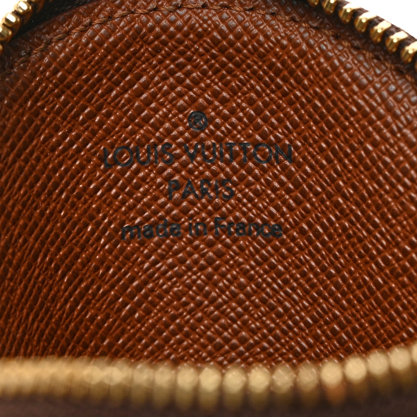 Monogram Round Coin Purse