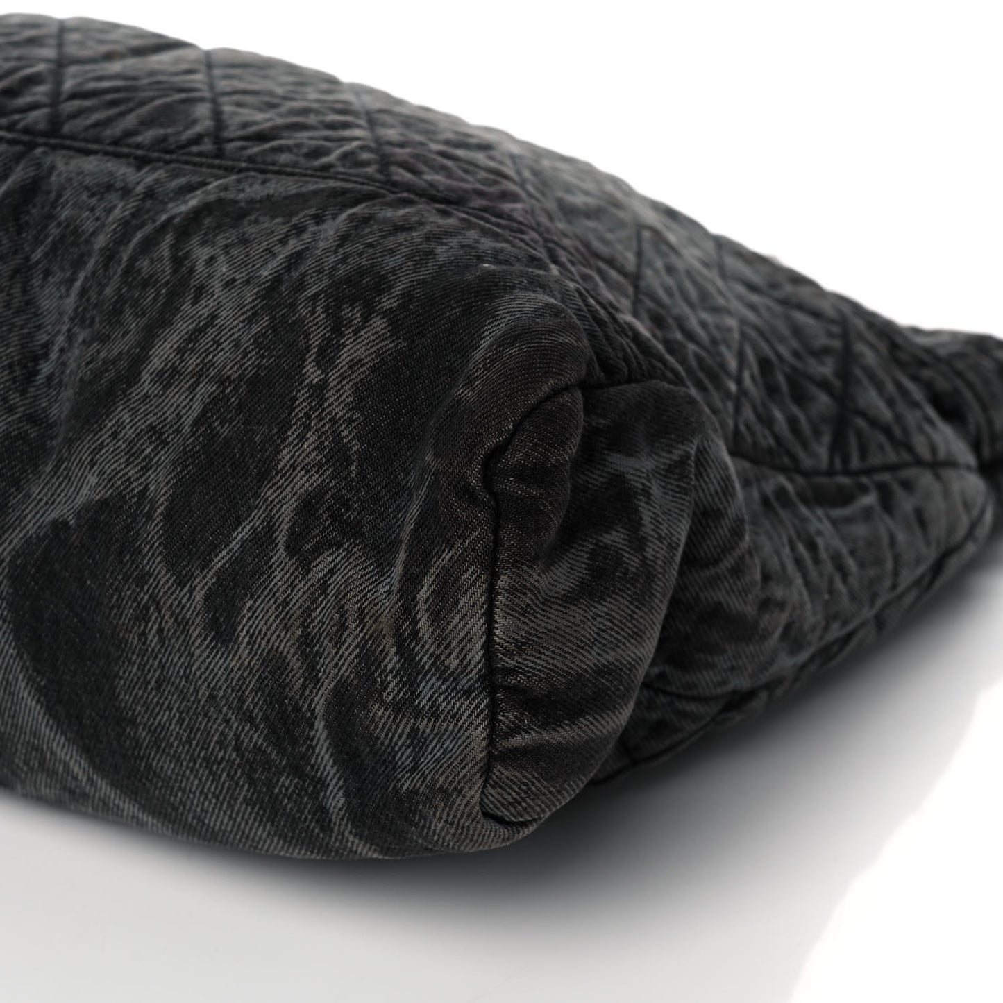 Denim Quilted 31 Denimpression Shopping Bag Grey Black