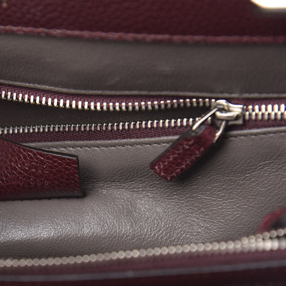 Gucci Grainy Calfskin Small Zumi Top Handle Bag Vintage Bordeaux 7 of 16