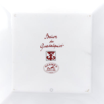 Hermes Porcelain Balcon du Guadalquivir Square Plate 4 of 5