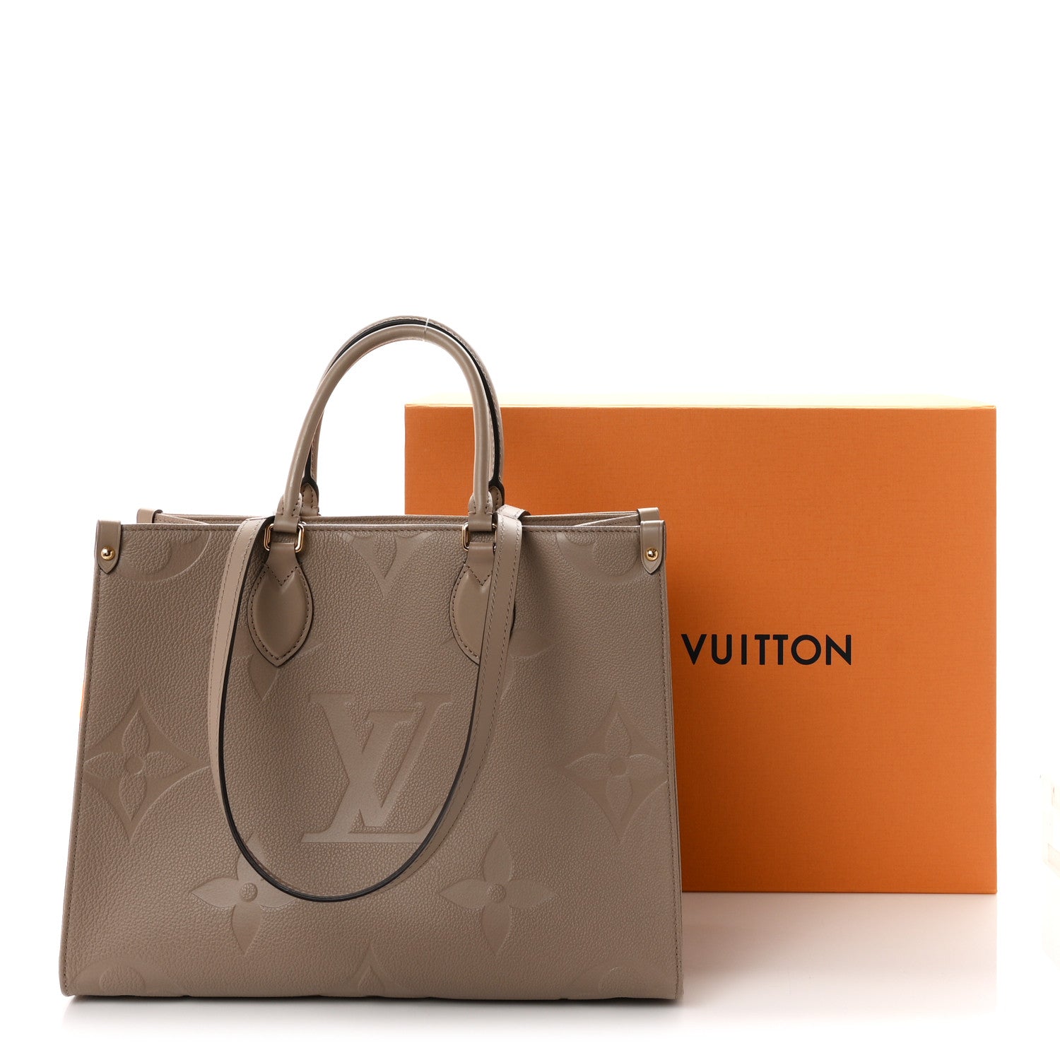Louis Vuitton Empreinte Monogram Giant Onthego MM Tourterelle 10 of 10