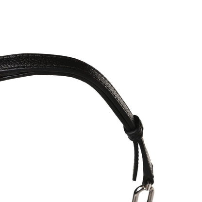 Balenciaga Grained Calfskin Small Hourglass Top Handle Bag Black 11 of 14
