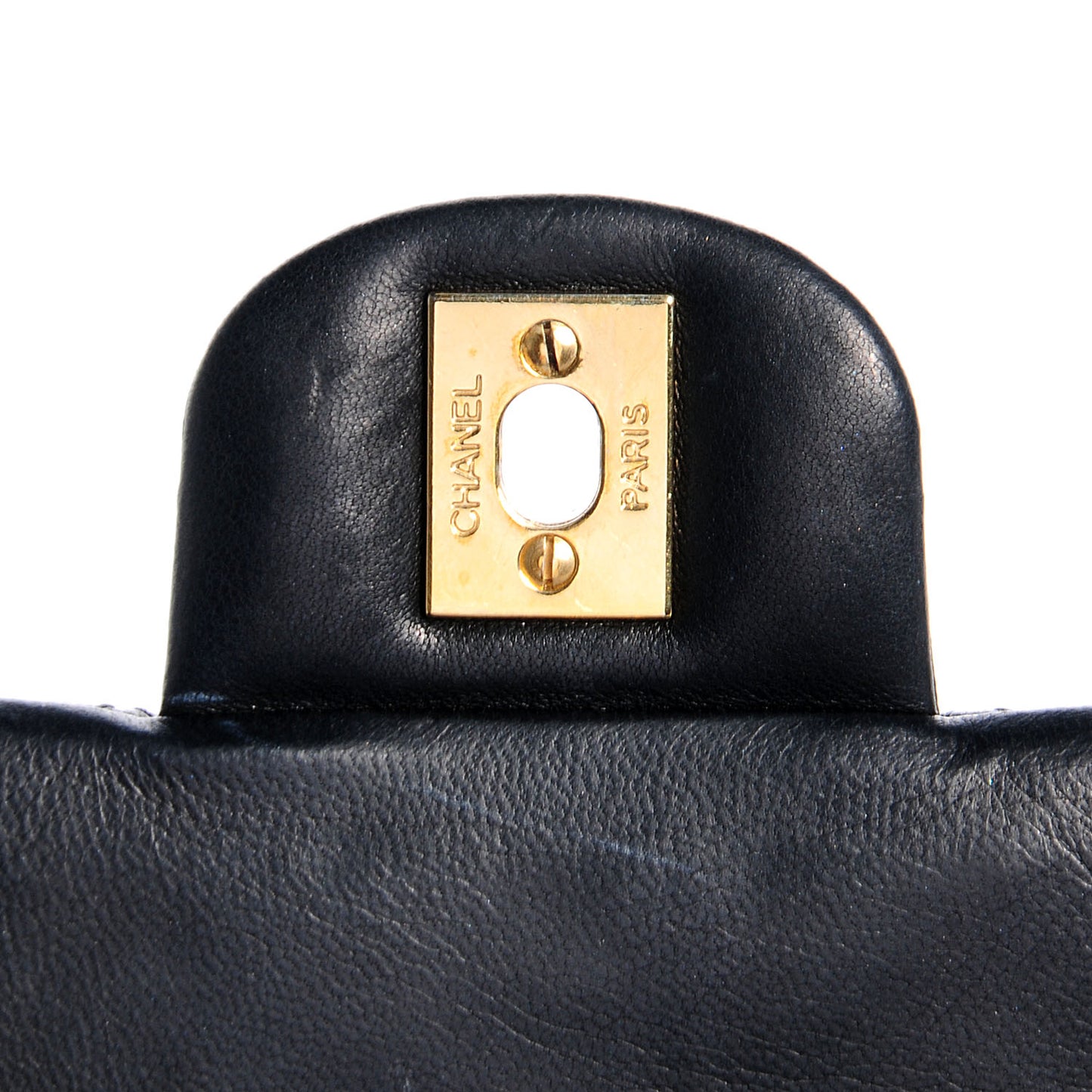 Lambskin Quilted East West Flap Black