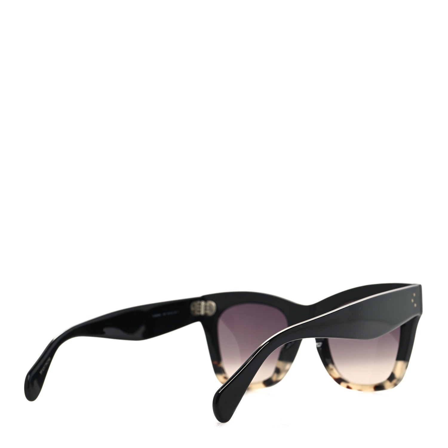 Celine Acetate Polarized Sunglasses CL4004IN Havana Grey 4 of 8