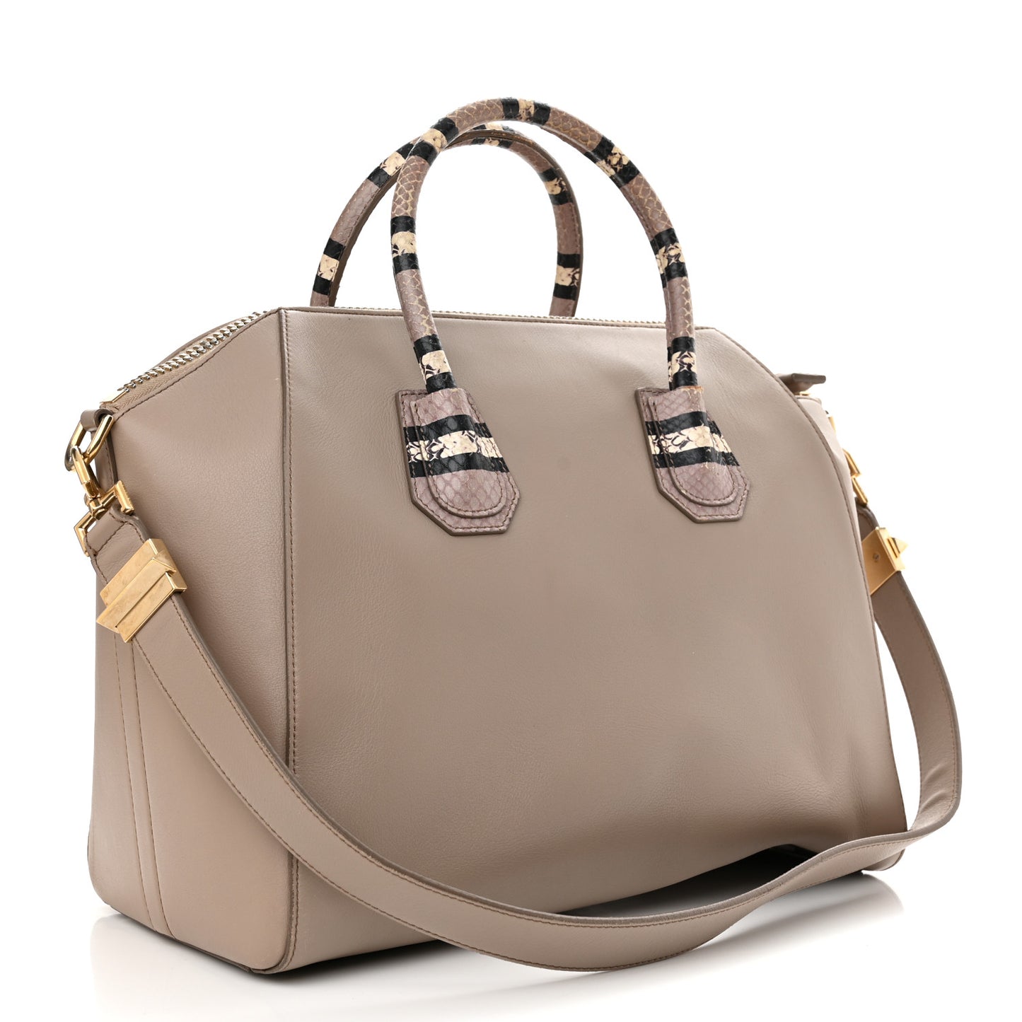 Calfskin Ayers Trim Medium Antigona Grey