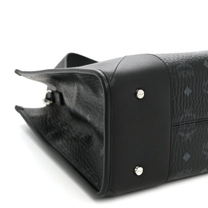 MCM Visetos Large Munchen Tote Black 9 of 10