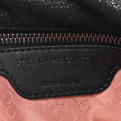 Stella McCartney Metallic Shaggy Deer Quilted Small Falabella Tote Black 6 of 9