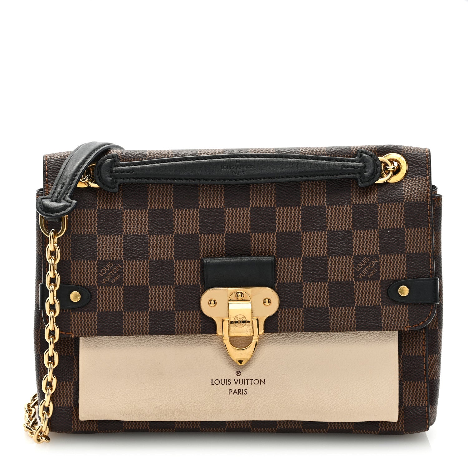 Louis Vuitton Damier Ebene Vavin PM Creme 1 of 8