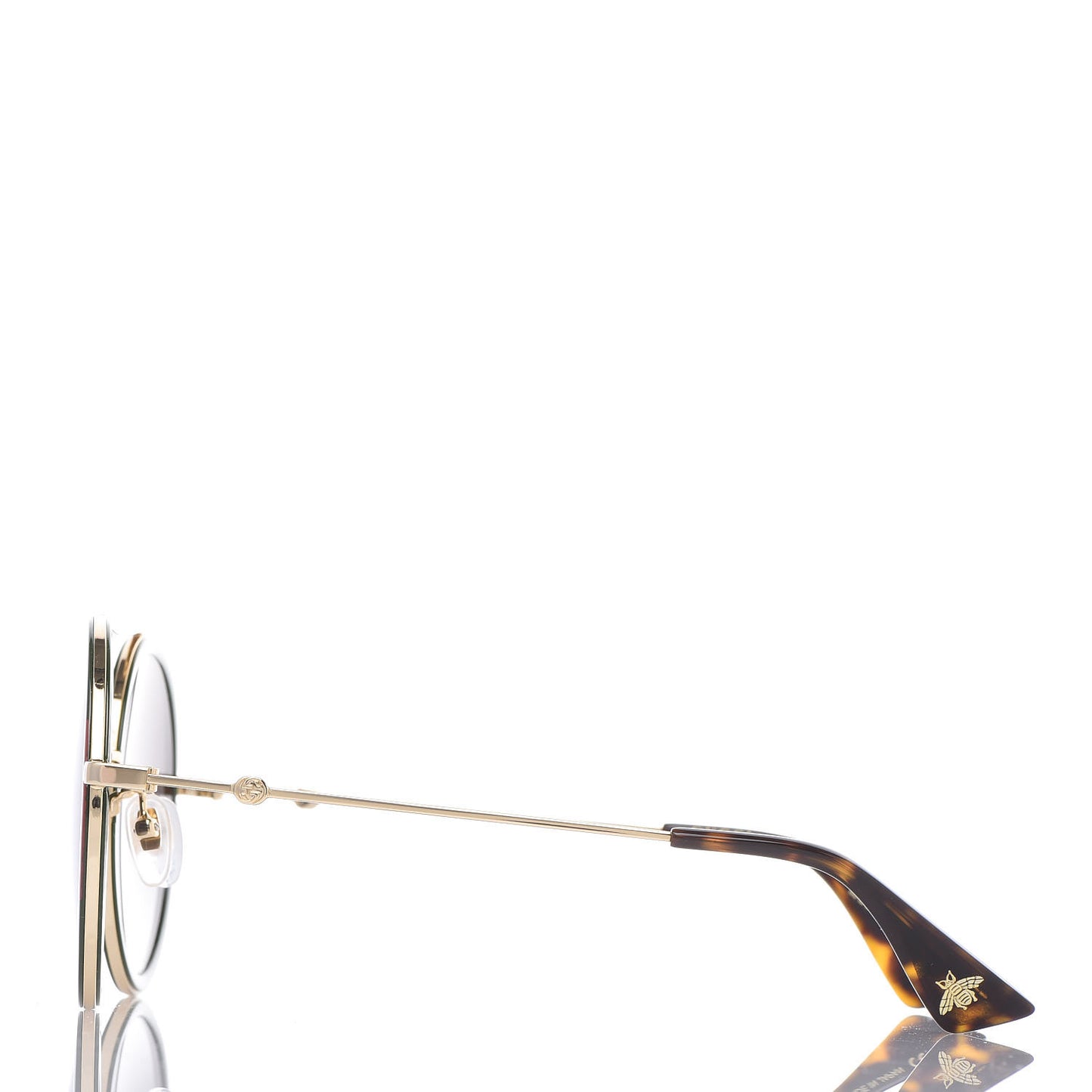 Round Sunglasses GG 0061S Green