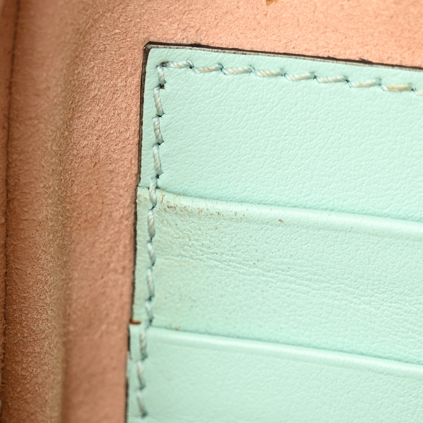 Calfskin Matelasse Mini GG Marmont Crossbody Bag Water Green