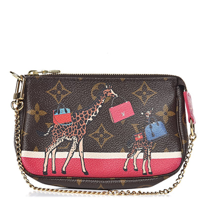 Louis Vuitton Monogram 2017 Christmas Animation Mini Pochette Accessories 1 of 7