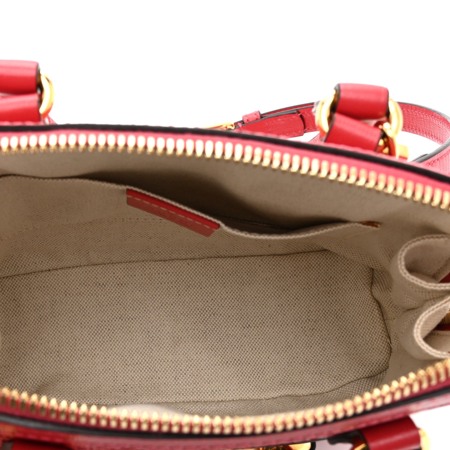 Gucci Straw Azalea Calfskin Woven Mini Horsebit 1955 Top Handle Bag Coral Wave Black 5 of 12
