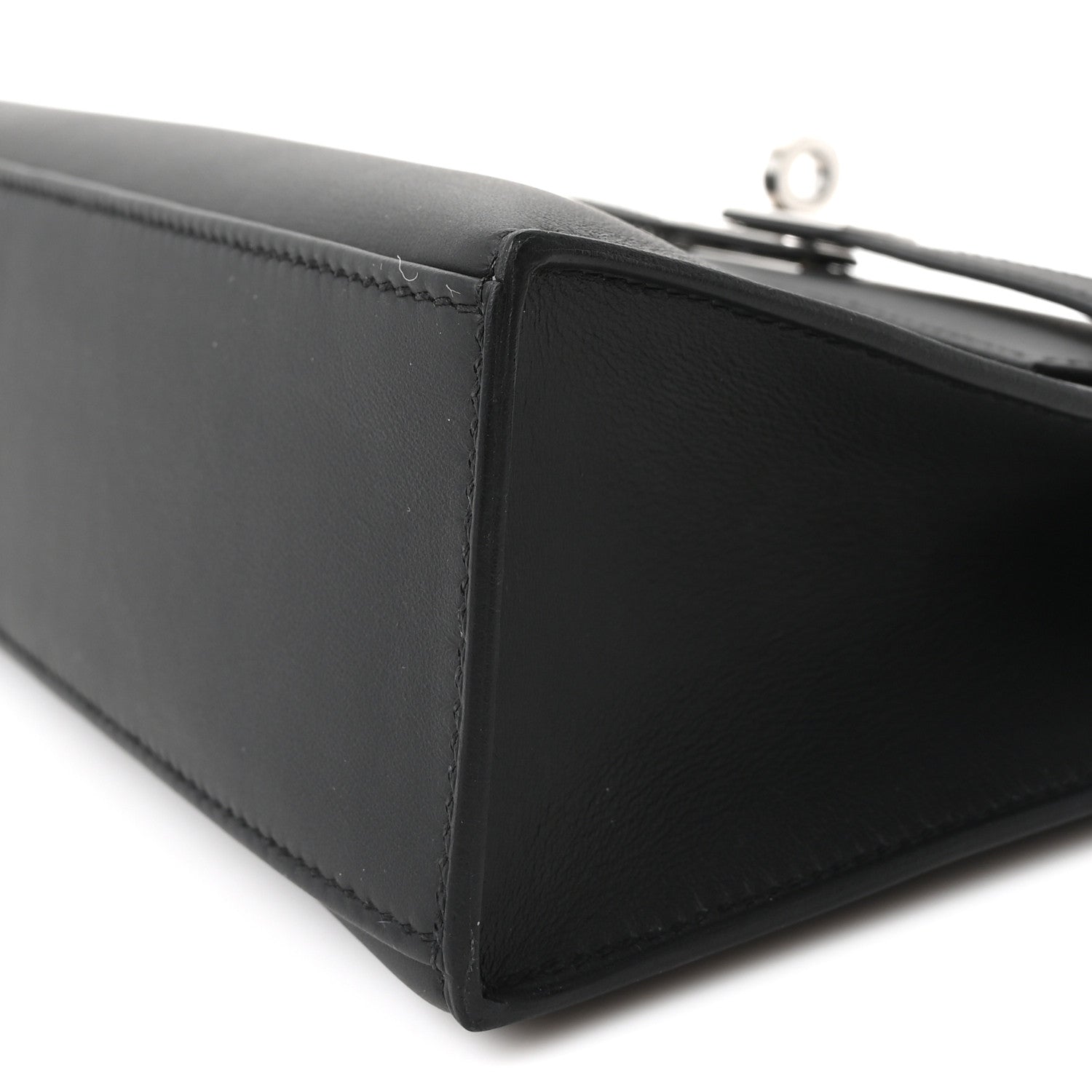 Hermes Swift Kelly Pochette Clutch Black 10 of 11