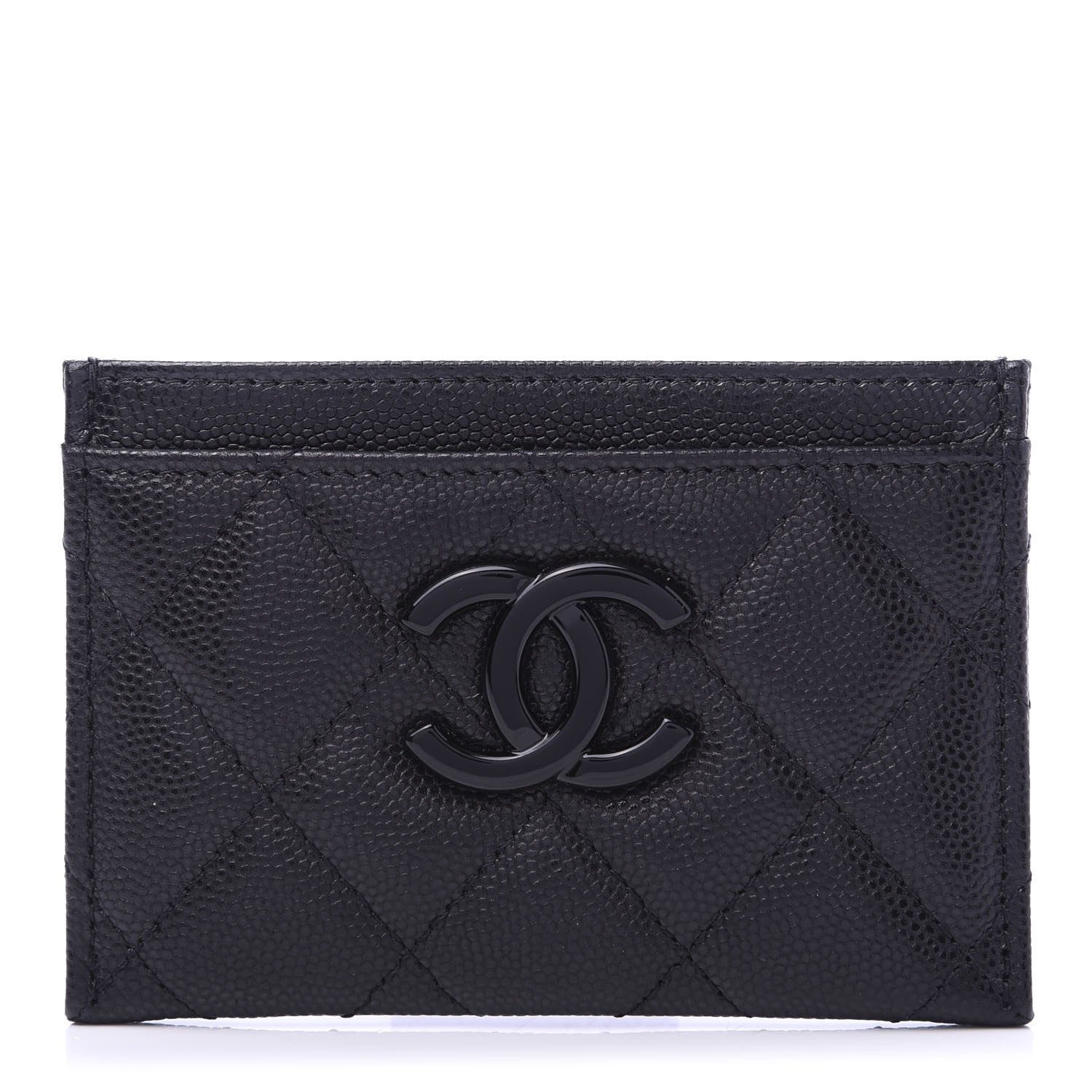 Chanel Caviar Quilted My Everything Card Holder Black 1 of 10