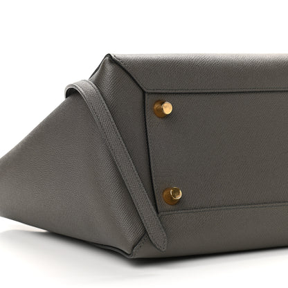 Celine Grained Calfskin Mini Belt Bag Grey 8 of 9